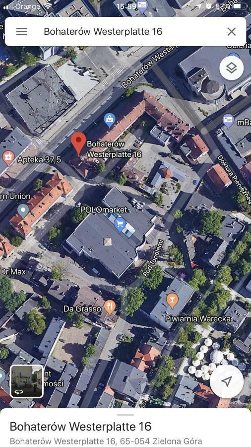 Apartament Centrum Зелёна-Гура Экстерьер фото